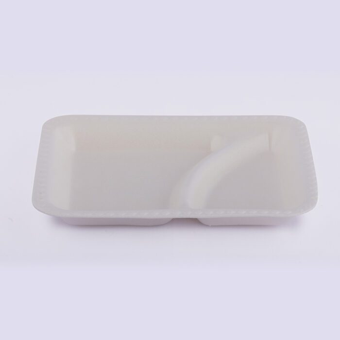 Plato rectangular con división PL92D degradable - Image 2