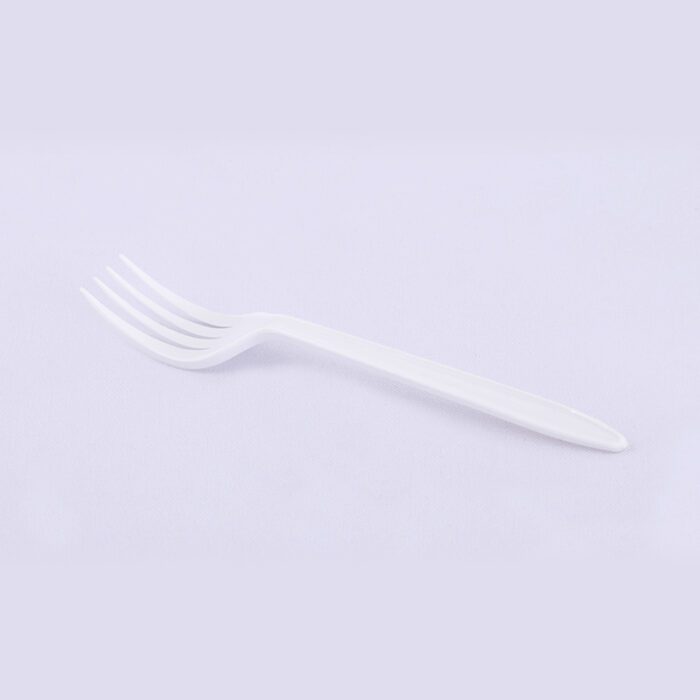 Tenedor pastelero desechable