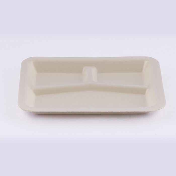 Plato rectangular con división PL9D degradable - Image 2